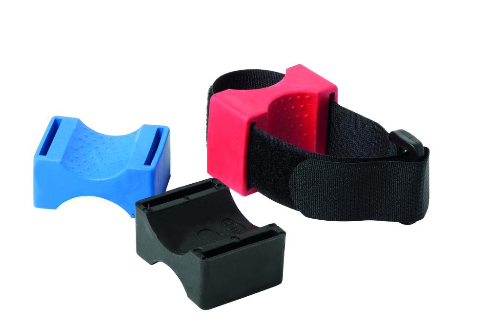 ROTO - Soporte universal velcro (spray antipinchazos, bombona CO2, càmaras, etc), negro - RT2301