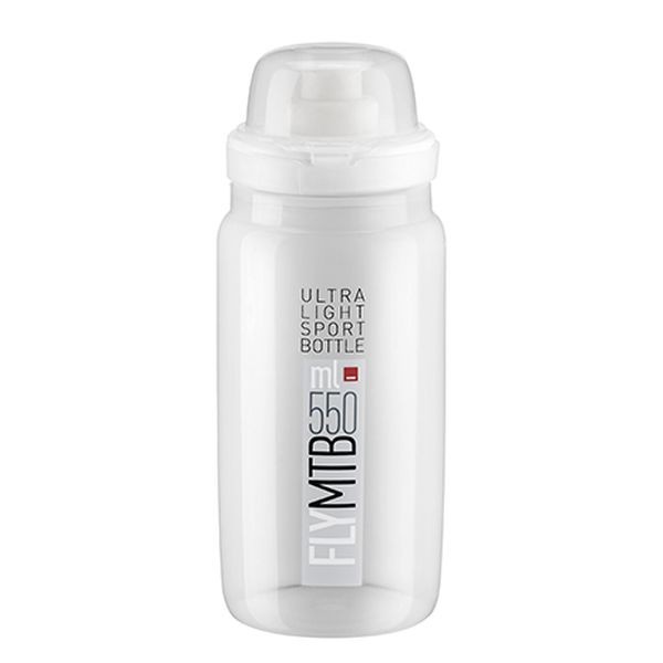 ELITE - Fly MTB - Transparente Logo Gris 550 ml - 196002
