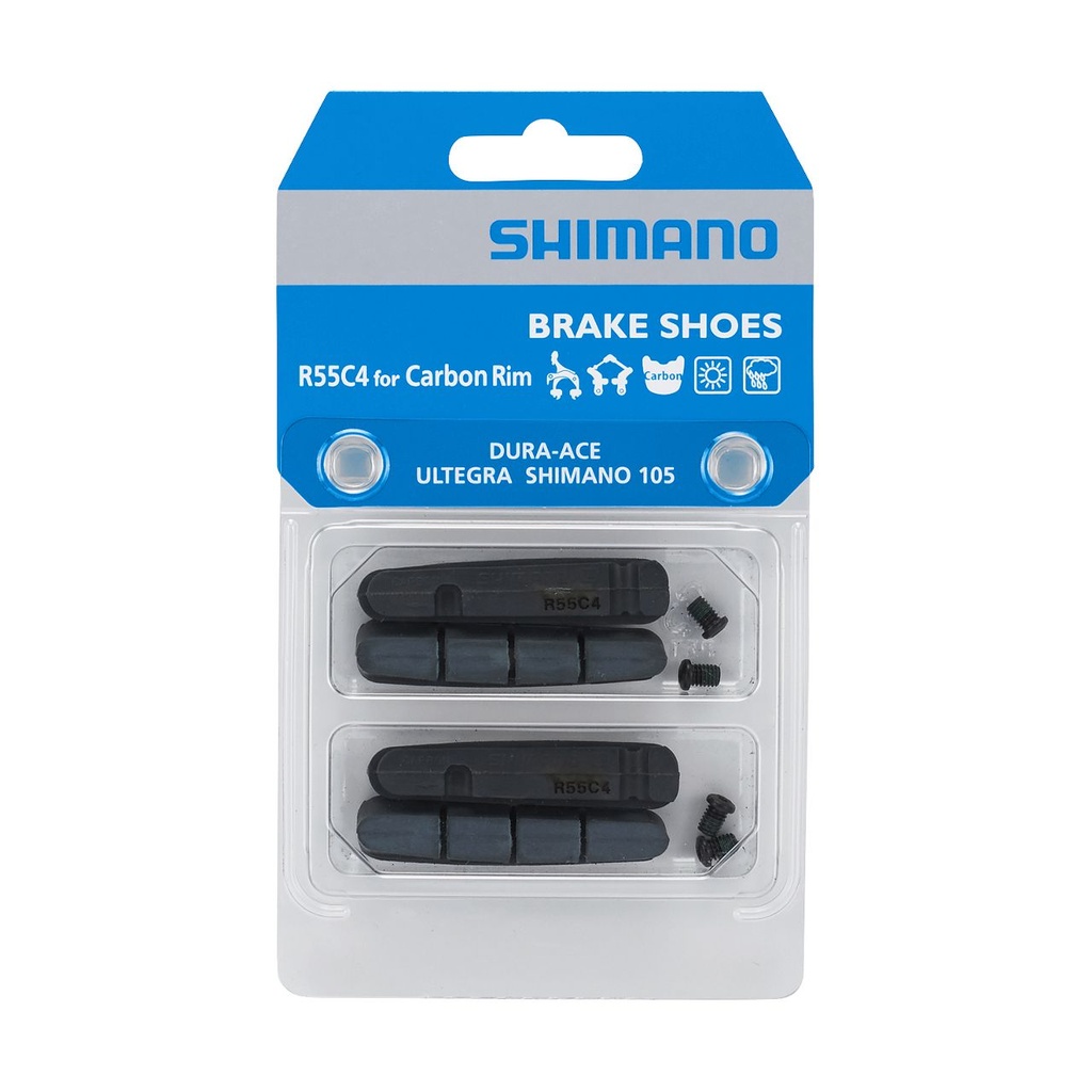 SHIMANO - Zapatas R55C4 Carbon - 2 pares - 224981