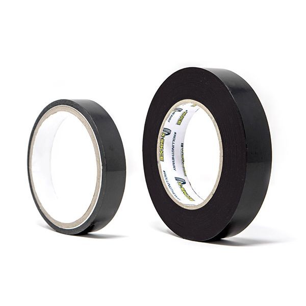 X-SAUCE - Cinta Adhesiva Negra Para Tubelizar (Fina) - 27mm x 9 metros - 191794