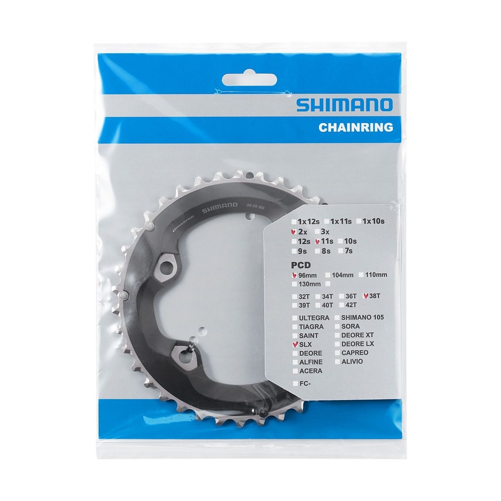 SHIMANO - SLX FC-M7000 - 38 Dientes (exterior doble plato) - 220664