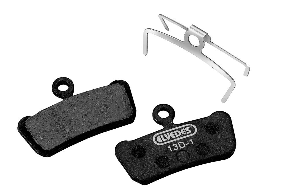 ELVEDES - Pastillas de freno Disco e-bike (Metallic Carbon, todas condiciones)  AVID/Guide R / Guide RS / Guid - E6898MC