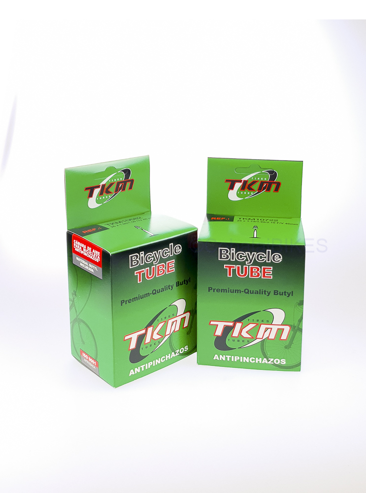 TKM - Cámara 27.5 26x1-1/2 (650-B) (37-584) Presta 33mm (Set 2 cámaras) - MOSET651