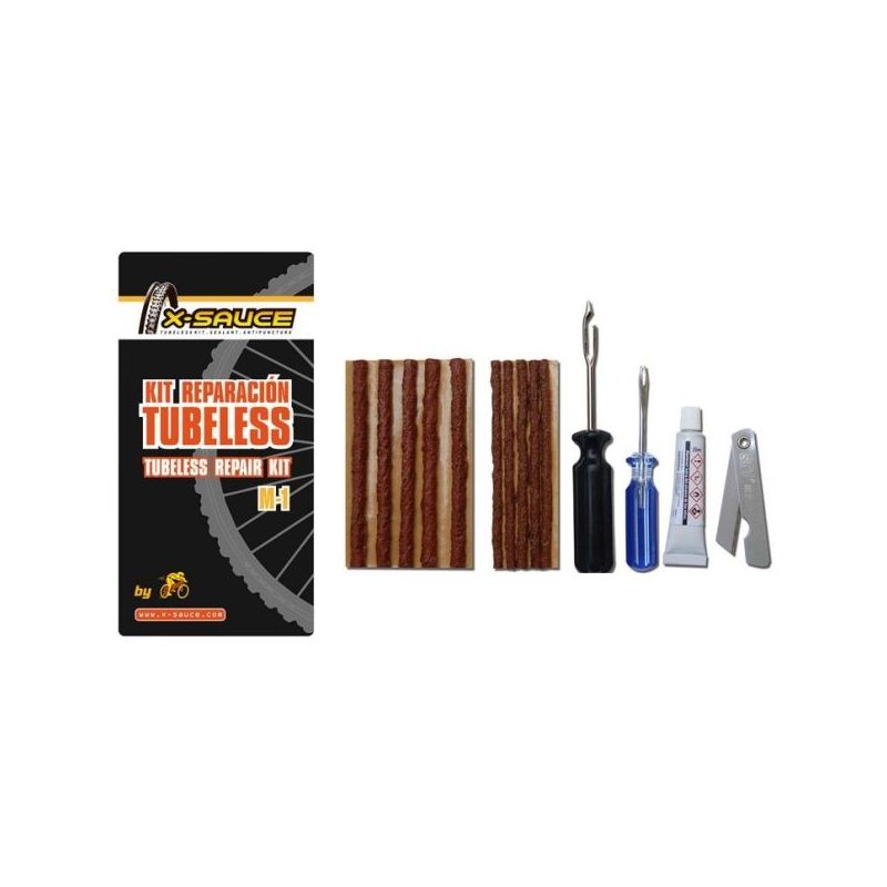 [000205] X-SAUCE - Kit Mechas Reparación Tubeless M-1 - 133388