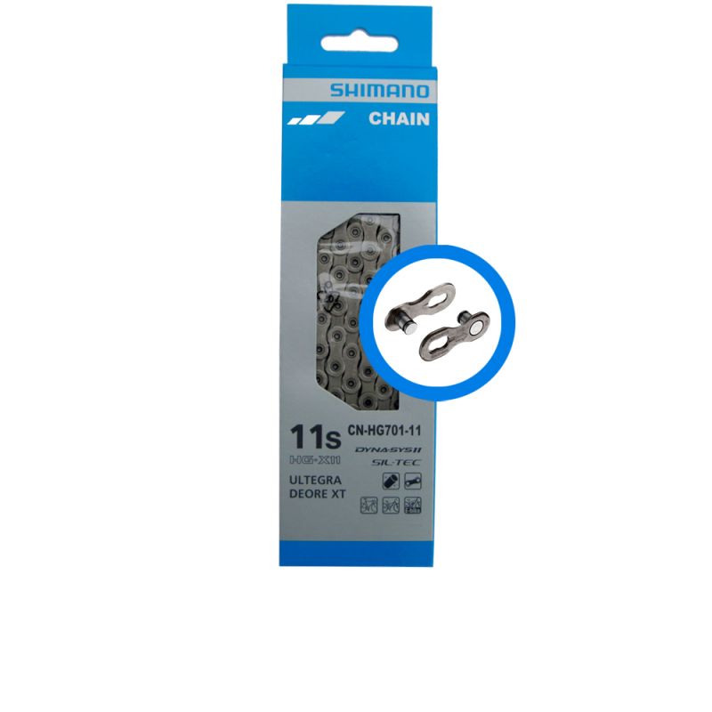 SHIMANO - Ultegra / XT HG701 - 138 Eslabones + Eslabón Rápido - 157398