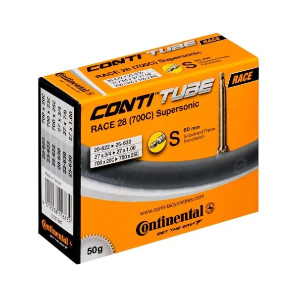 CONTINENTAL - Race 28 (700C) Supersonic - Válvula 60 mm - 10280